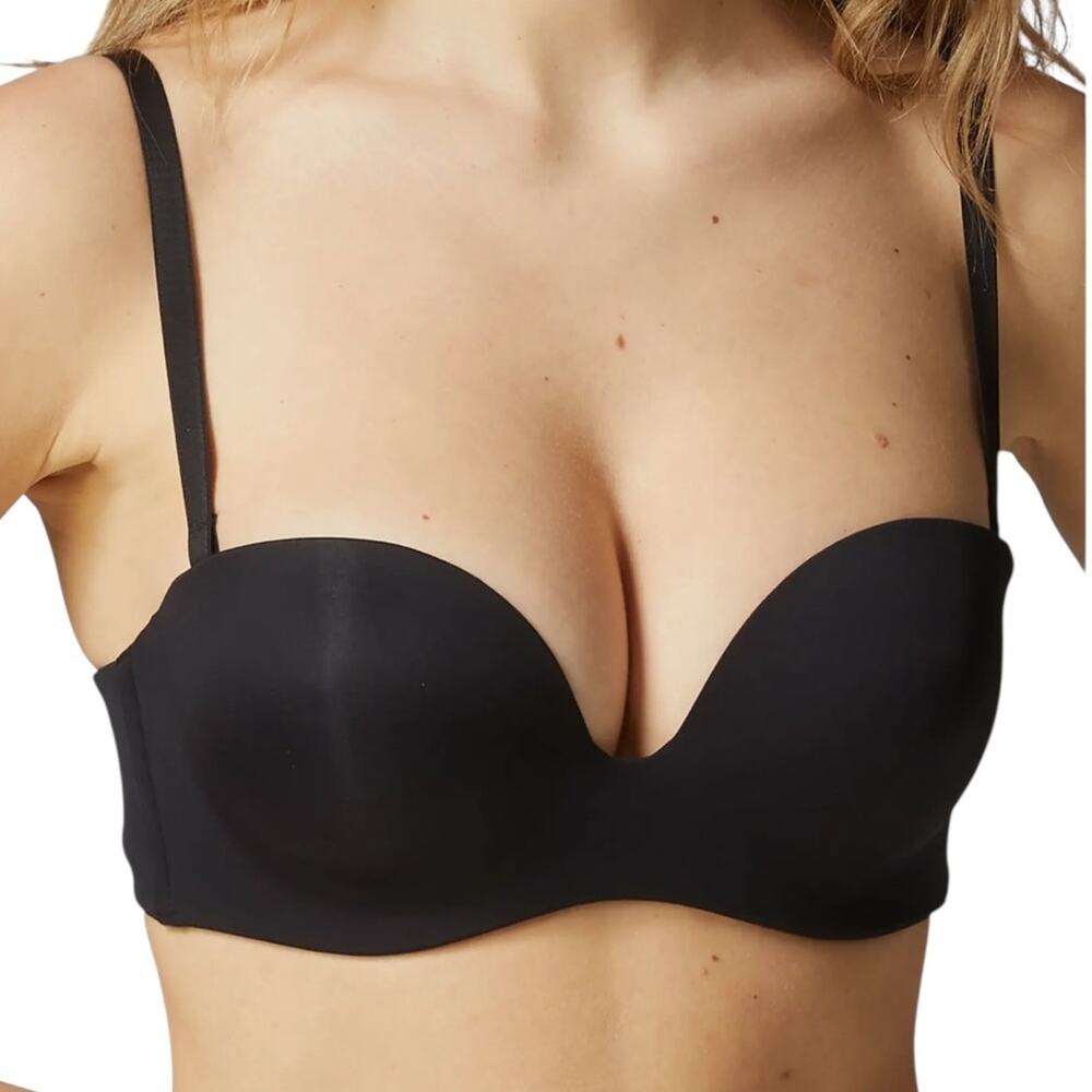 Simone Perele 13V303 Essential Strapless Black Underwire Bra – 34E
